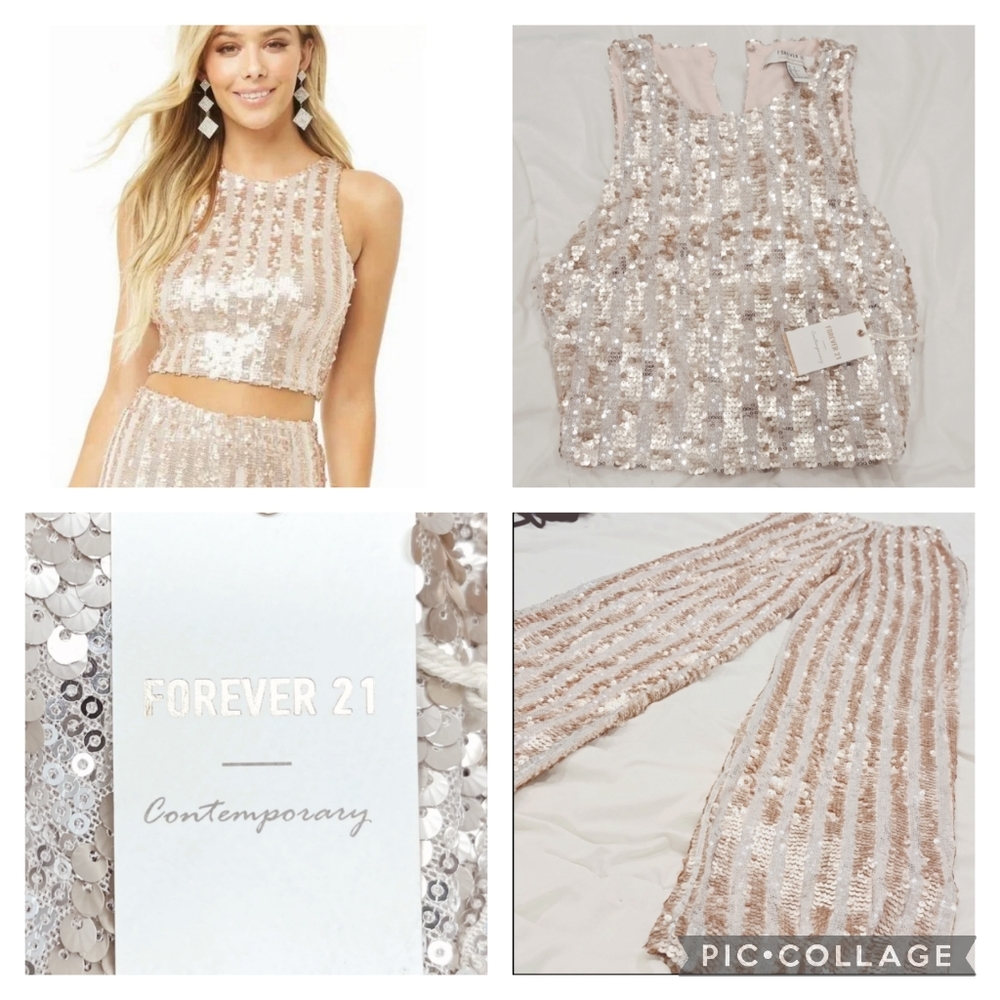 Barbie Movie Sequins Disco Dance Party Outfit | Top & Bottom Included